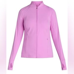 Jacket in "Fleur"  Size Medium 8-10 Purplish Active Running Nylon Spandex New